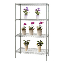 Chrome ajustável greenhouse Wire Racking para a flor (CJ7535180A4C)